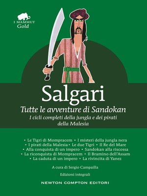 cover image of Tutte le avventure di Sandokan